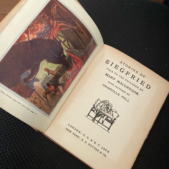 Antique Book Stories of Siegfried Told to the Children" Mary MacGregor - Picture 6 of 7